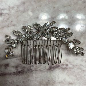 Rhinestone hair comb wedding prom